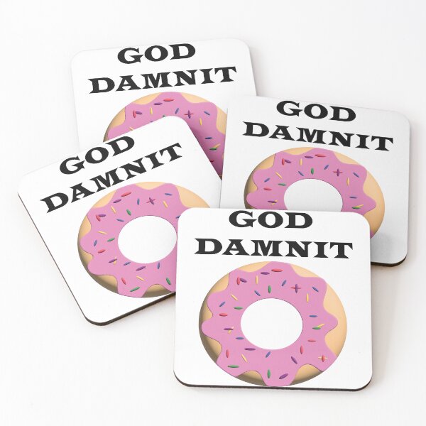 Item preview, God Damn It Donut designed and sold by All in Good Fun.