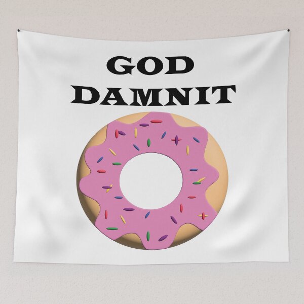 Item preview, God Damn It Donut designed and sold by All in Good Fun.