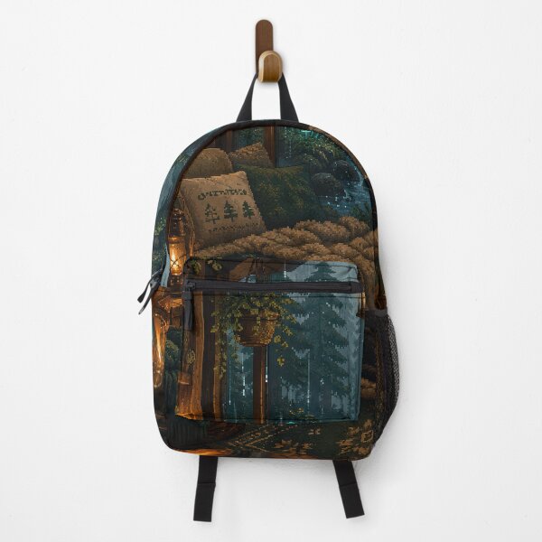 Item preview, Rainwatch Cottage and the Ancient Forest Guardian designed and sold by Sketchlegacy.