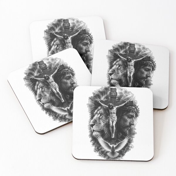 Item preview, Lion of Judah Jesus Christ Cross designed and sold by Unica_designs.