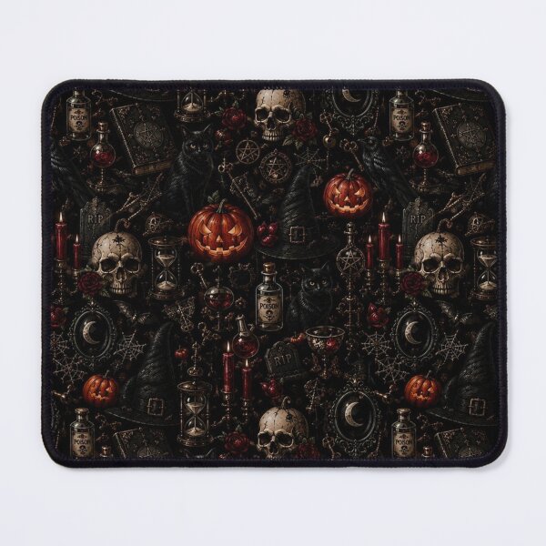 Item preview, Gothic Witchcraft Halloween Pattern designed and sold by cabuks.