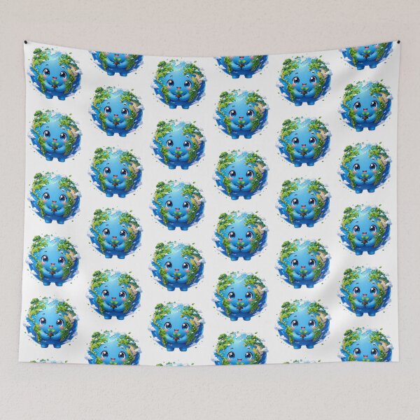 Item preview, Kawaii Planet Earth designed and sold by Lolilas.