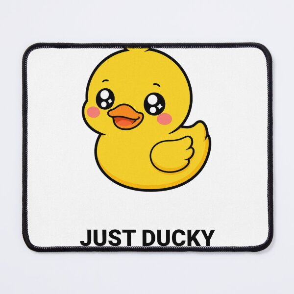 Item preview, Just Ducky Cute Kawaii Duckling with Saying designed and sold by BoosterShop.