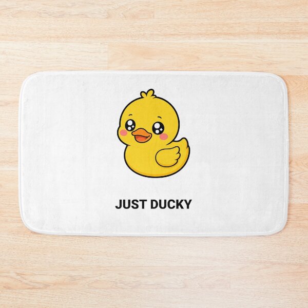 Item preview, Just Ducky Cute Kawaii Duckling with Saying designed and sold by BoosterShop.