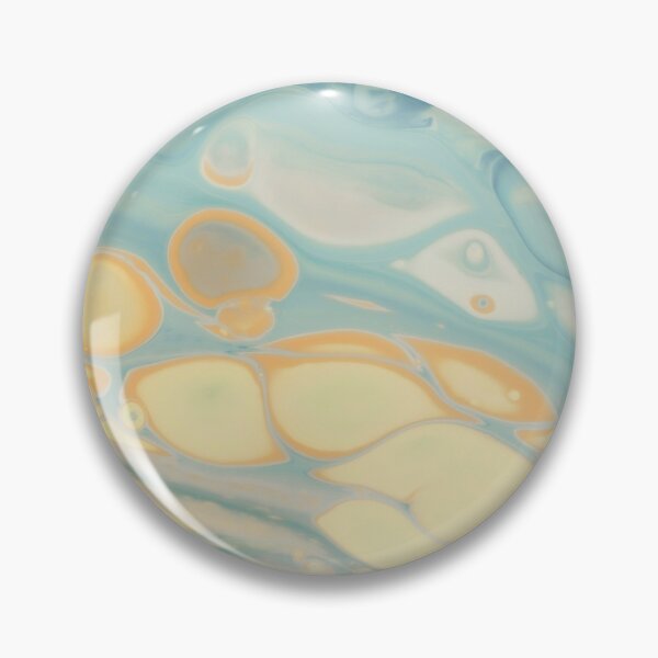 Item preview, Abstract Blue Orange Fluid Art Design designed and sold by BuckaBaby.