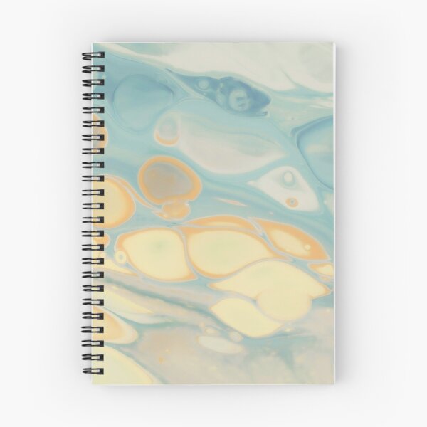 Item preview, Abstract Blue Orange Fluid Art Design designed and sold by BuckaBaby.