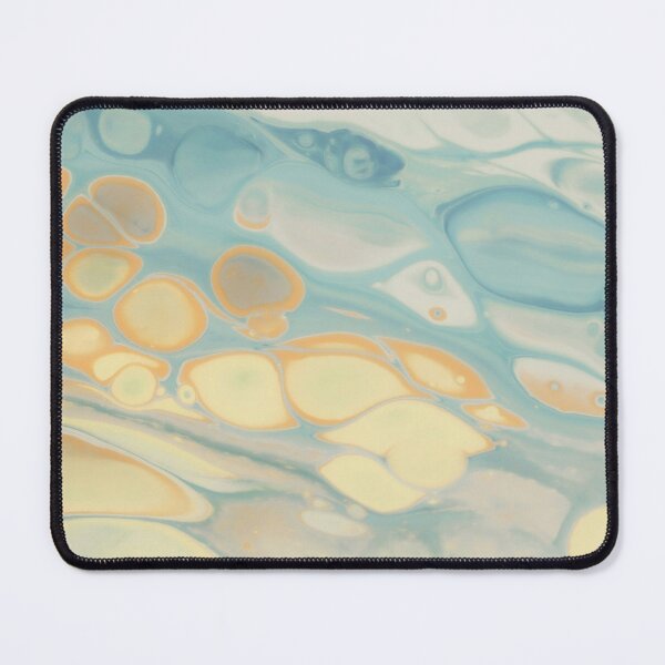 Item preview, Abstract Blue Orange Fluid Art Design designed and sold by BuckaBaby.