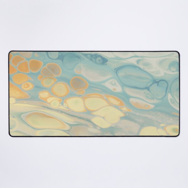 Item preview, Abstract Blue Orange Fluid Art Design designed and sold by BuckaBaby.
