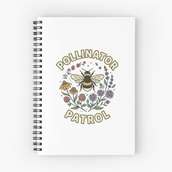 Item preview, Pollinator Patrol Wildflower Bee Emblem designed and sold by GoofyShopp.