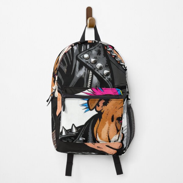 Item preview, Funny Punk Rock Bulldog Playing Electric Guitar designed and sold by Glitchy Paws.