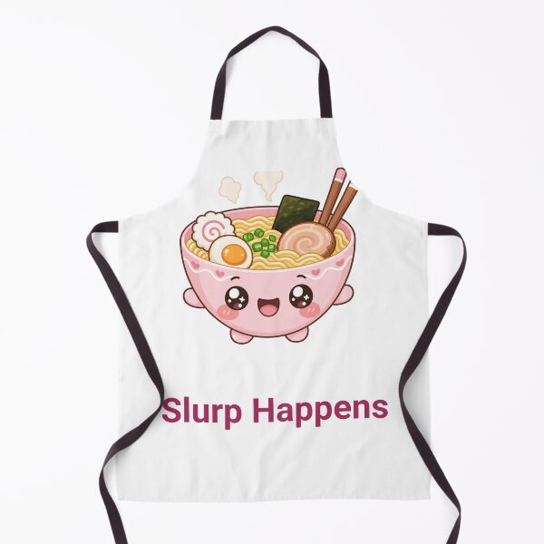 Item preview, Slurp Happens Cute Kawaii Ramen Bowl designed and sold by BoosterShop.
