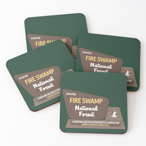 Item preview, Fire Swamp National Forest - The Princess Bride designed and sold by Emsimonsen.
