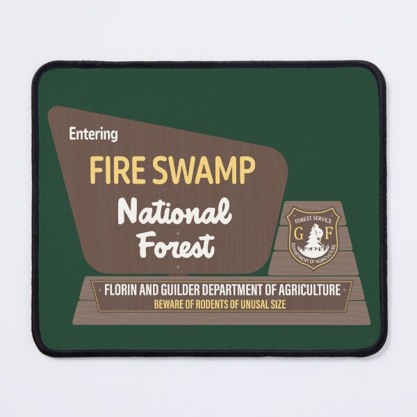 Item preview, Fire Swamp National Forest - The Princess Bride designed and sold by Emsimonsen.