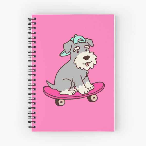 Item preview, Skateboarding Schnauzer Cute Cartoon Skater For Dog Lovers designed and sold by roarsomethings.