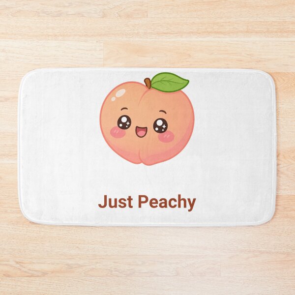 Item preview, Just Peachy Sweet Kawaii Peach with Saying designed and sold by BoosterShop.