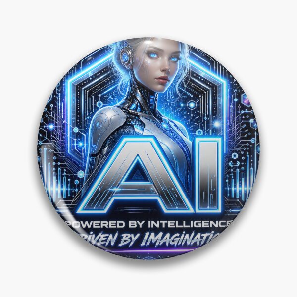 Item preview, AI Powered by Intelligence Driven by Imagination designed and sold by Arts121.