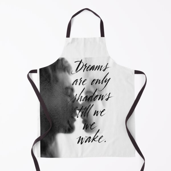Item preview, Dreams are only shadows till we wake – Minimalist Black and White Art Poster designed and sold by Nakrisa.