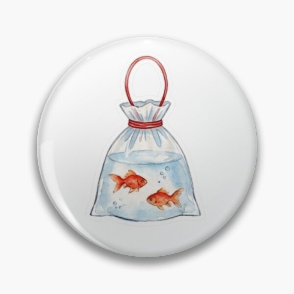 Item preview, Kingyo Goldfish Bag - Watercolor Japanese Summer - Fashion & Sticker Art designed and sold by asumintjapan1.