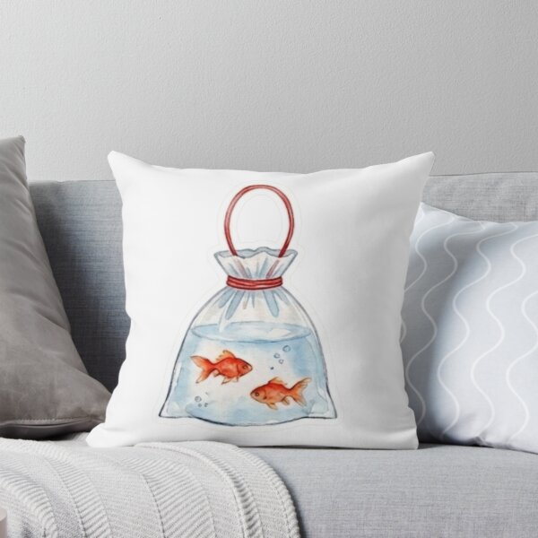 Item preview, Kingyo Goldfish Bag - Watercolor Japanese Summer - Fashion & Sticker Art designed and sold by asumintjapan1.