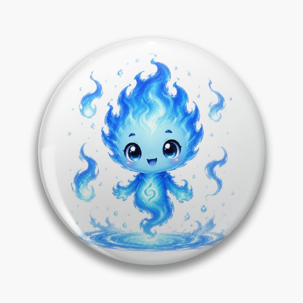 Item preview, Kawaii Will-o'-the-Wisp designed and sold by Lolilas.