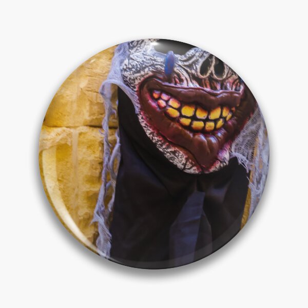 Item preview, Creepy Halloween Skull Mask With Grinning Teeth Hanging On Yellow Wall For Decoration designed and sold by Nmallia.