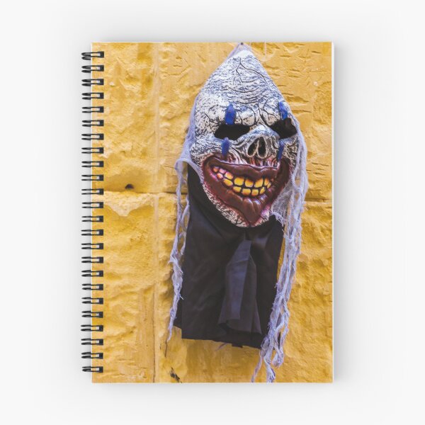 Item preview, Creepy Halloween Skull Mask With Grinning Teeth Hanging On Yellow Wall For Decoration designed and sold by Nmallia.