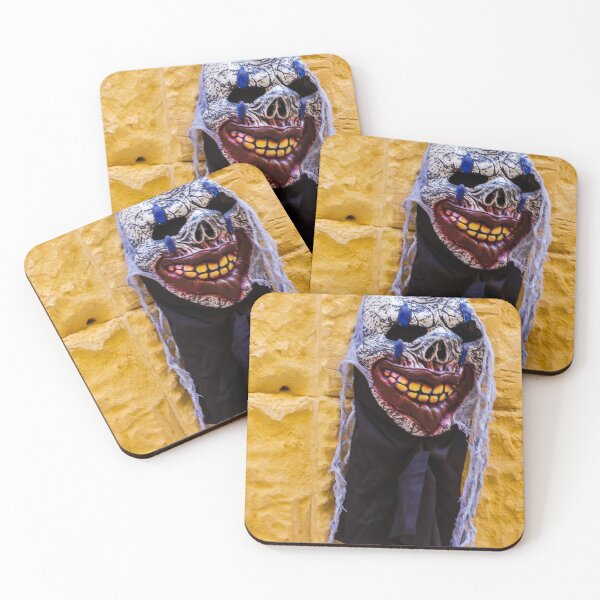 Item preview, Creepy Halloween Skull Mask With Grinning Teeth Hanging On Yellow Wall For Decoration designed and sold by Nmallia.