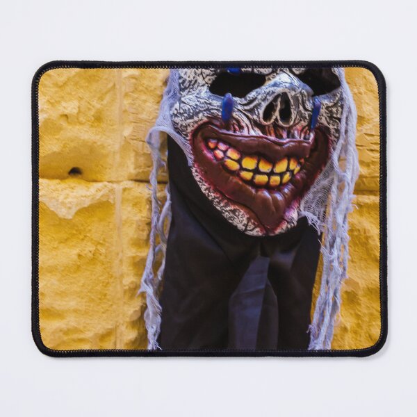 Item preview, Creepy Halloween Skull Mask With Grinning Teeth Hanging On Yellow Wall For Decoration designed and sold by Nmallia.