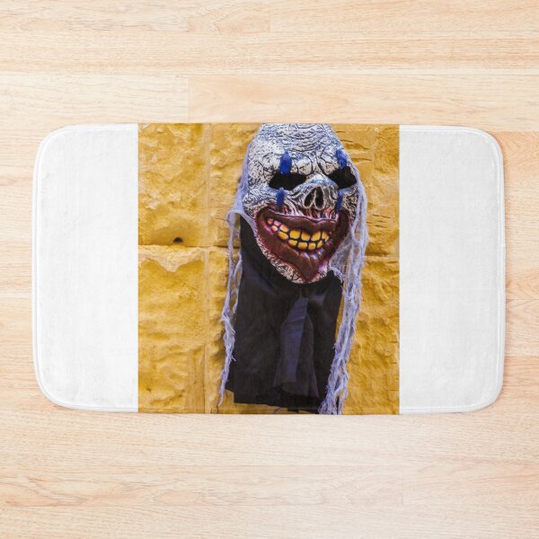 Item preview, Creepy Halloween Skull Mask With Grinning Teeth Hanging On Yellow Wall For Decoration designed and sold by Nmallia.