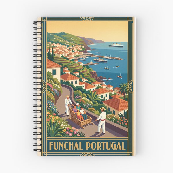 Item preview, Funchal Madeira Vintage Travel Poster designed and sold by Bomax121.