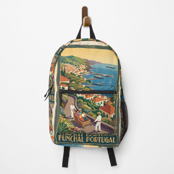 Item preview, Funchal Madeira Vintage Travel Poster designed and sold by Bomax121.