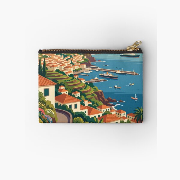Item preview, Funchal Madeira Vintage Travel Poster designed and sold by Bomax121.