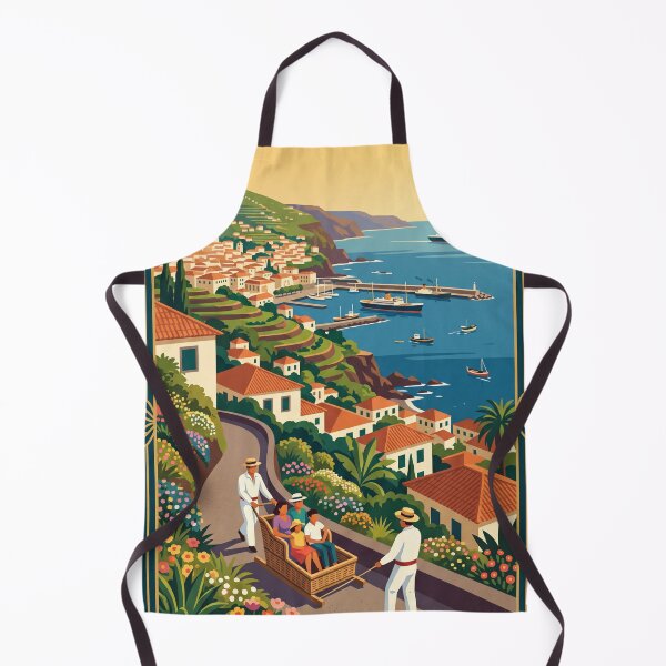 Item preview, Funchal Madeira Vintage Travel Poster designed and sold by Bomax121.