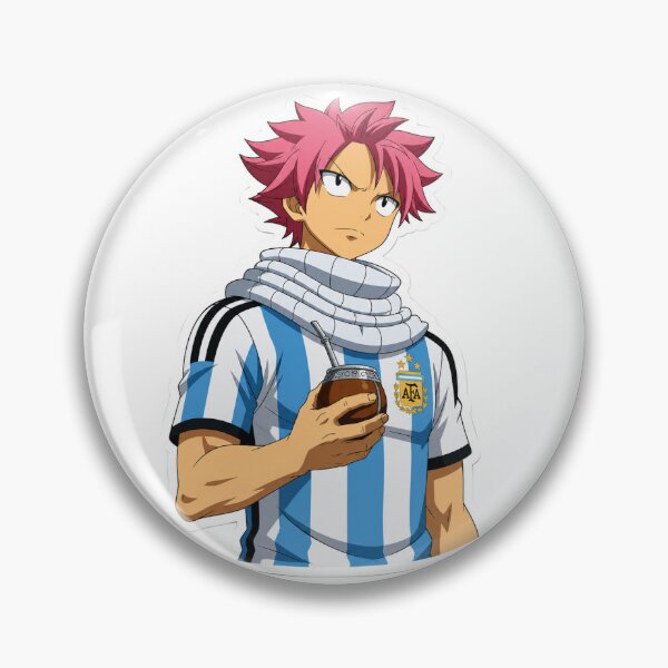 Item preview, Natsu argentino sticker designed and sold by Manga Cafe.