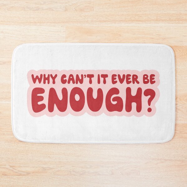 Item preview, Why Can't It Ever Be Enough Olivia Rodrigo Song Cure Lyrics designed and sold by Aesthetic Crew.