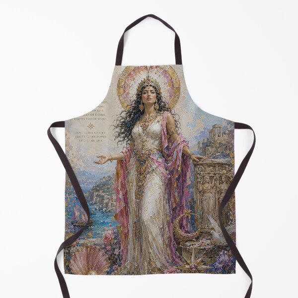 Item preview, Astarte, Middle Eastern Goddess of love and fertility painting designed and sold by GalleryKauffeld.