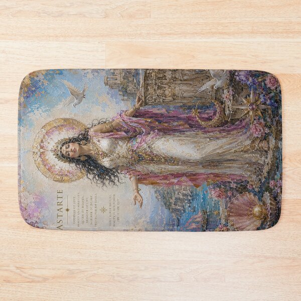 Item preview, Astarte, Middle Eastern Goddess of love and fertility painting designed and sold by GalleryKauffeld.