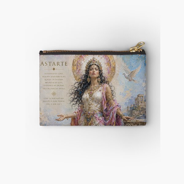 Item preview, Astarte, Middle Eastern Goddess of love and fertility painting designed and sold by GalleryKauffeld.