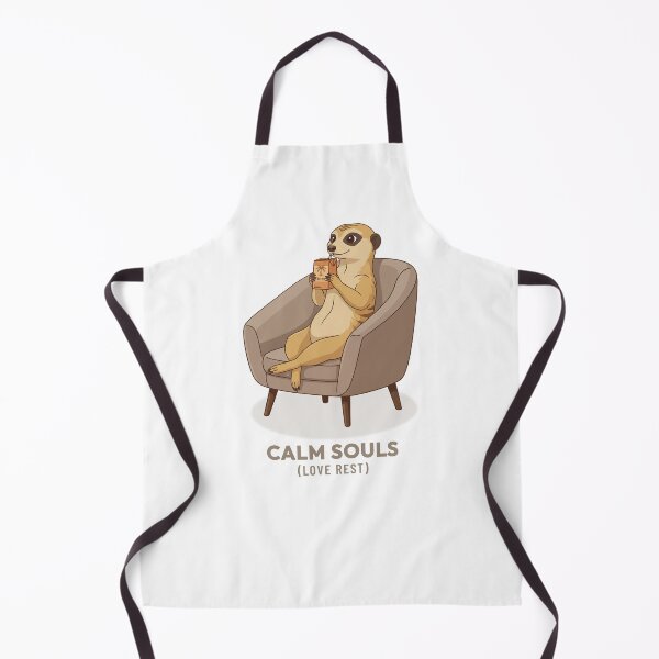 Item preview, Meerkat Drinking Juice Cozy Animal Illustration Vintage Aesthetic designed and sold by COZY VINTAGE animal.