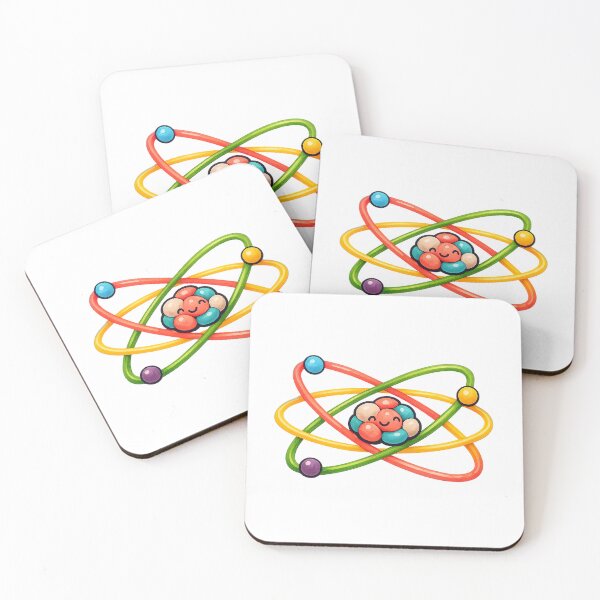 Item preview, Smiling Bohr Model Atom for Physics Nerds designed and sold by eignvalue.