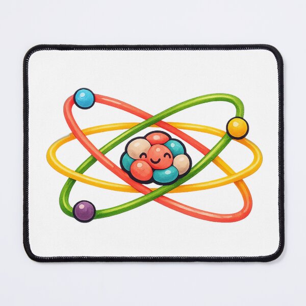 Item preview, Smiling Bohr Model Atom for Physics Nerds designed and sold by eignvalue.