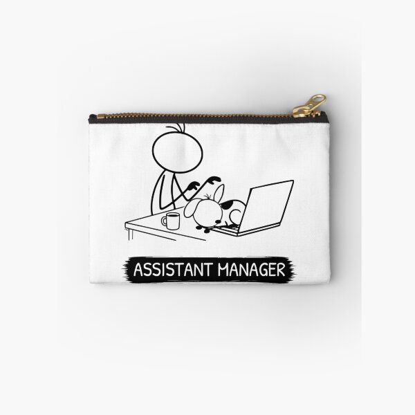 Item preview, Funny Work From Home Dog T-Shirt | Assistant Manager | Office Dog Shirt | Dog Owner Gift | Minimalist Dog Lover Tee designed and sold by Pebl-Co.
