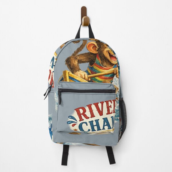 Item preview, River Race Champions | Funny Monkey & Cool Otter Boat Racing Vintage Watercolor Animal T-Shirt designed and sold by HOUSE OF TIST.
