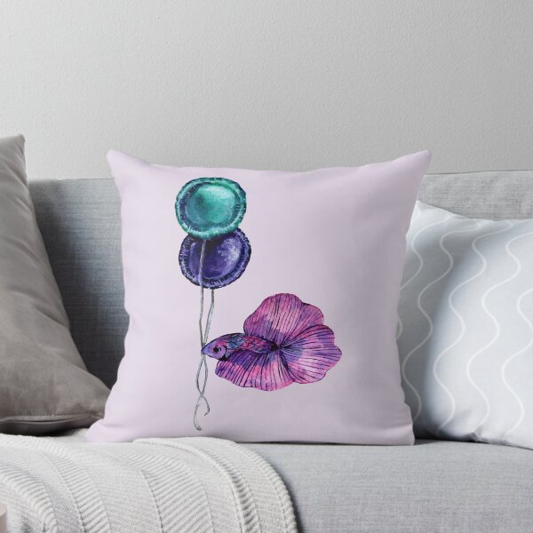 Item preview, Betta with Balloons  designed and sold by Allison S. Richardson .