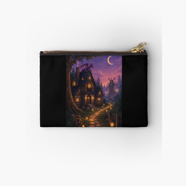 Item preview, Moonlit Dragon Cottage and the Lantern Ent  designed and sold by Sketchlegacy.
