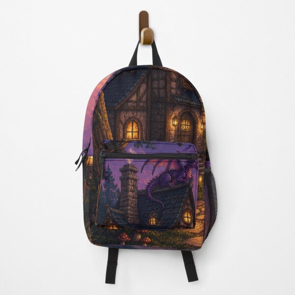 Item preview, Moonlit Dragon Cottage and the Lantern Ent designed and sold by Sketchlegacy.