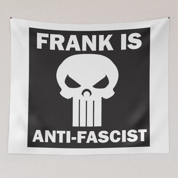 Item preview, The Punisher Frank Castle is Anti-Fascist designed and sold by All in Good Fun.