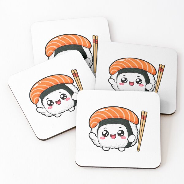 Item preview, Your Sushi Cute Sweet Kawaii Sushi Salmon Nigiri designed and sold by BoosterShop.