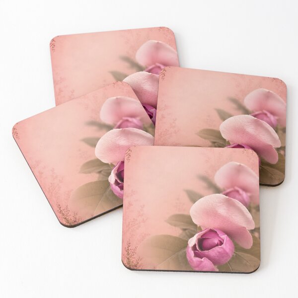 Item preview, Pink Magnolia Blossom Botanical Wall Art | Vintage Floral Print | Soft Pink Nature Decor designed and sold by Violafleurviolett.