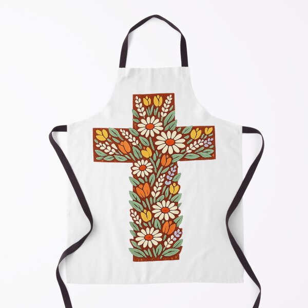Item preview, Wildflower Cross Folk Floral Christian Faith Bloom designed and sold by eignvalue.